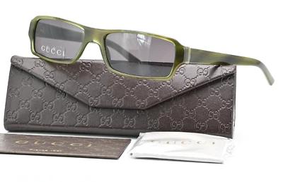 GUCCI Sonnenbrille GG 1461/S 5U1 52-15 130 Grün Rechteck Small Unisex Y2K c2003 - Bild 1 von 4
