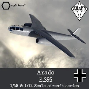 Arado E.395 1:48 o 1:72 Bausatz - kit modelo impreso en 3d - Imagen 1 de 14