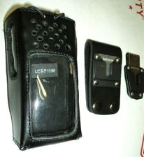 NEW ARMOR CASE Two Way Radio Leather Holster Case RP6500 RP7500 TC-610 LCRP7500