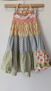 Matilda Jane Platinum Size 6 Peaches For Me Tiered Ellie Dress Twirly - Picture 1 of 11