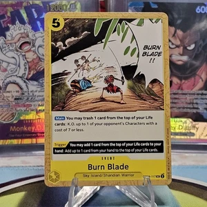Burn Blade OP08-117 UC One Piece Two Legends NM/M - Picture 1 of 2