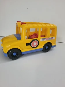 Vintage Fisher Price Little People Yellow School Bus 2002 90´s Toys 80133/80134 - Picture 1 of 10