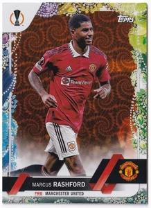 Topps Carnaval UEFA Club Competitions 2022-23 Marcus Rashford /25 Orange Samba - Picture 1 of 2