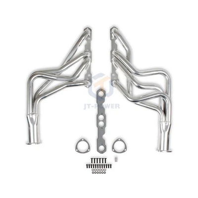 NEW 1964-89 Chevy Long Tube Headers For Olds Cutlass Camaro Nova Omega GTO - Image 1 of 4