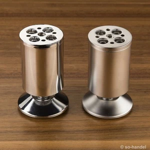 Möbelfuß Schrankfuß Höhe 100mm Verstellbar Ø50mm Sockelfüße Stellfüße SOTECH - Bild 1 von 7