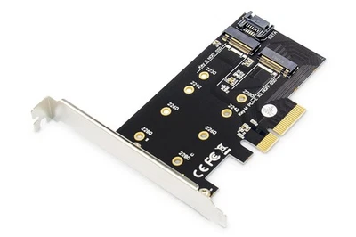 Digitus M.2 NGFF / NVMe SSD PCI Express 3.0 (x4) Add-On Karte - Bild 1 von 4