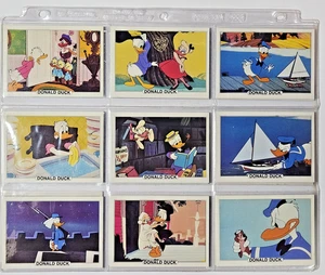 1982 Treat Hobby Disney Pato Donald Tarjeta Coleccionable Serie A Set #2 18 Cartas - Imagen 1 de 4