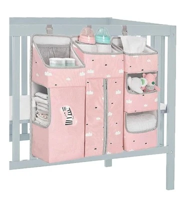 Новый Cradle звезда вися подгузник Caddy кроватки подгузник органайзер для новорожденного розовый - Изображение 1 из 4