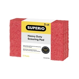 Scouring Pad Non-Scratching Scrubber Non-Scratch Cleaning Scrub Pads Heavy Du... - Picture 1 of 9