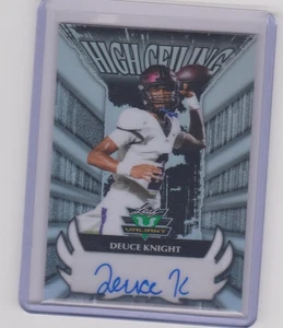 2024 Leaf Eclectic High Ceiling Deuce Knight Auto #7/10 #VHC-DK1 Auburn Tigers - Bild 1 von 2