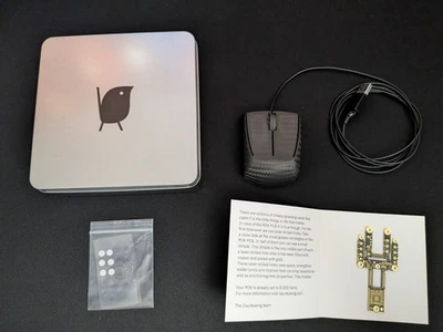 Zaunkoenig | Mouse para juegos de fibra de carbono M3K - Negro | USB-8000Hz | Pesa solo 24 g Foto 1 de 3