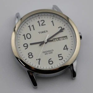 Timex Indiglo Dreizeiger Quarz Analog Herrenuhr neue Batterie - Bild 1 von 7