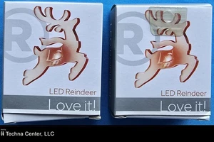 Christmas  - LED Color Changing Reindeer, USB Powered, 2 Packs - Picture 1 of 6