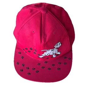 Vintage Disney 101 Dalmatians Annco Snapback Youth Red & Black Doggy - Picture 1 of 12