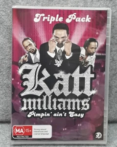 NEW: KATT WILLIAMS PIMPIN' AINT EASY Triple Pack DVD R4 NTSC Free Post - Picture 1 of 2
