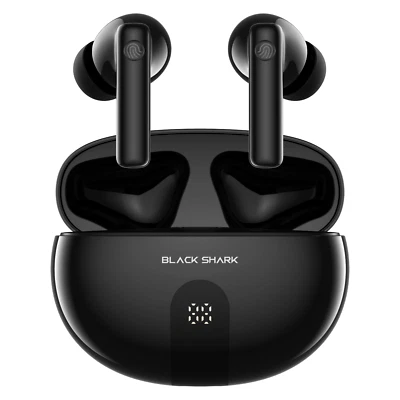 Black Shark T18 Bluetooth Headphones 40 hours Charging Case Noise-Canceling - Image 1 of 4