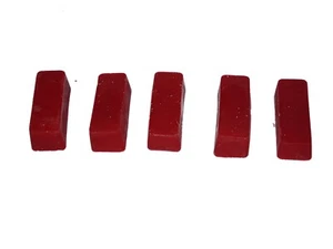 Ski Snowboard hot Wax hydrocarbon 5 sticks red total weight 1/2 lbs Universal - Picture 1 of 1