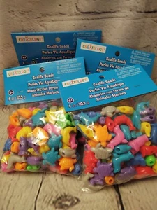 Creatology Sealife Making Jewelry 16oz 320+ Craft Beads Turtles Whales Dolphins - Picture 1 of 6