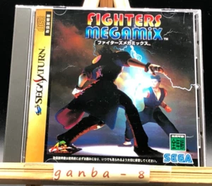 Fighters Megamix w/spine (Sega Saturn,1997) from japan - Picture 1 of 9