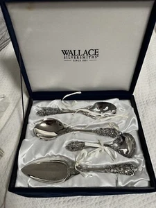 Wallace SiLversmiths Stainless Carving set of 4 cutlery (F1) - Picture 1 of 8