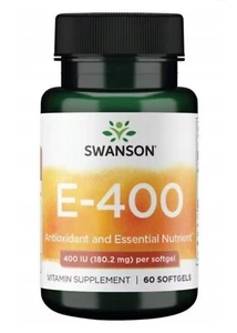 Swanson Vitamin E 400 iu, 60 capsules - Picture 1 of 2