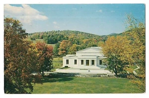 STERLING FRANCINE CLARK ART INSTITUTE Willialmstown Fall MA Postcard Mass 1957 - Picture 1 of 2