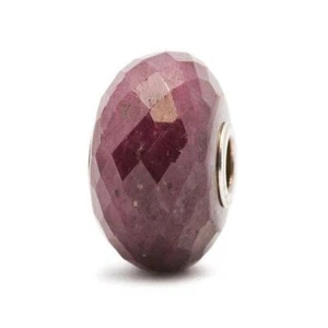 Trollbeads Bead in Pietra Preziosa - Rubino dal Cuore Argento Ref. TSTBE-30003 - Imagen 1 de 1
