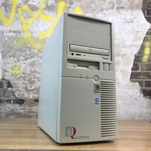 Vintage Quantex AT Desktop - Pentium 133MHz 48MB RAM No HDD (Retro Gaming PC) - Afbeelding 1 van 8