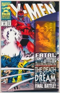 X-Men #25 Comic Book - Marvel Comics! Gambit Hologram Cover - Anniversary Issue! - Picture 1 of 2