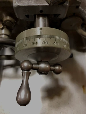 KD3DPRINTING South Bend 9/10K lathe Cross Feed large 3" dial, easy read (Fits over 1.03 dial)