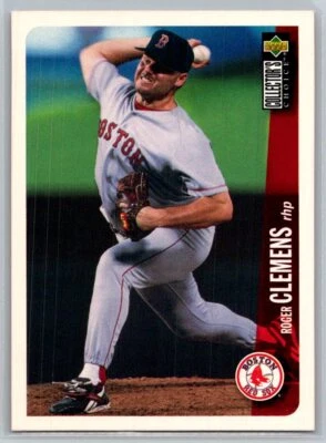 💎1996 Collector's Choice Baseball #60 Roger Clemens - Boston Red Sox💎 - Image 1 of 2