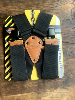 Dickies One Size Industrial Strength Ballistic Nylon Clip End Work Suspenders - Image 1 of 2