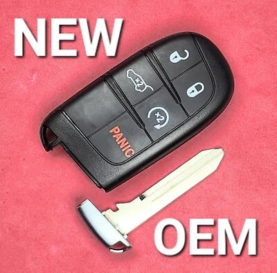 Nuevo OEM 2014-2022 Dodge Durango Smart Key 5B escotilla/arranque remoto M3N-40821302 Foto 1 de 2