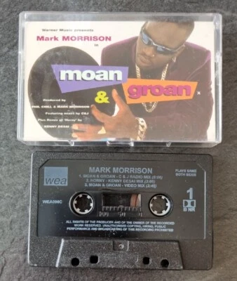 Mark Morrison - Moan & Groan - Horny - 3 Track Audio Cassette Tape Single - 1997 - Image 1 of 3