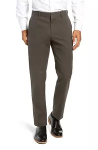 Bonobos Stretch Weekday Warrior Men's slim Fit Dress Pants Olive 32" X 34" - Picture 1 of 1