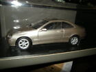 1:18 Kyosho Mercedes-Benz C 209 CLK Coupe gold metallic / leather real interior!  Original packaging