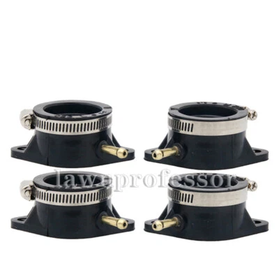 4Pcs Carburetor Intake Manifold Boots For Kawasaki 1000 LTD Z1 KZ900 KZ1000 Carb - Изображение 1 из 4