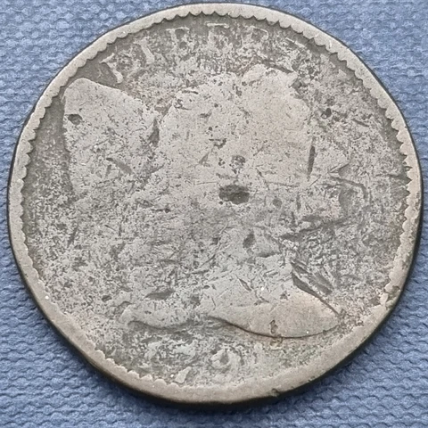 1794 Flowing Hair Large Cent 1c Circulated #58293 Cover