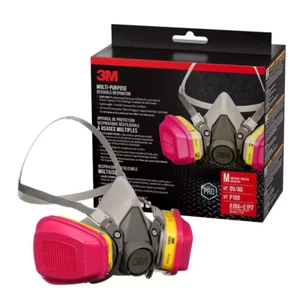 OV AG P100 Respiratore Multiuso Professionale Nero con Drop Down - Foto 1 di 9