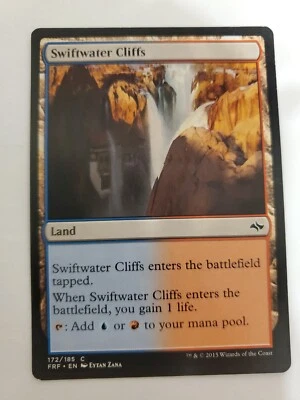 MTG Magic The Gathering Card Swiftwater CliffsLand Fate Reforged  - Image 1 of 2