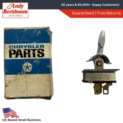 1966-1967 Dodge Charger Coronet Heater Blower Switch 2631539 NOS - Image 1 of 4