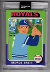 George Brett 2020 Topps Project 2020 by Keith Shore #102 /10757 Royals 