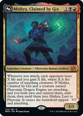 Mishra, Claimed by Gix [The Brothers' War] Magic MTG - Image 1 of 1