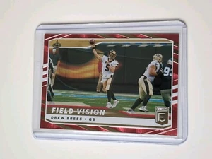 Panini Donruss Elite 2021 Drew Brees Saints Field Vision Red NFL /99 - Bild 1 von 2