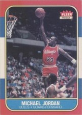 1986-87 Fleer - #57 Michael Jordan, Michael Jordan (RC)