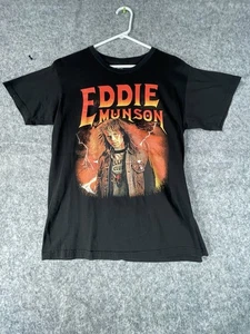 Netflix Stranger Things Eddie Munson T-Shirt Erwachsene Medium schwarz - Bild 1 von 5