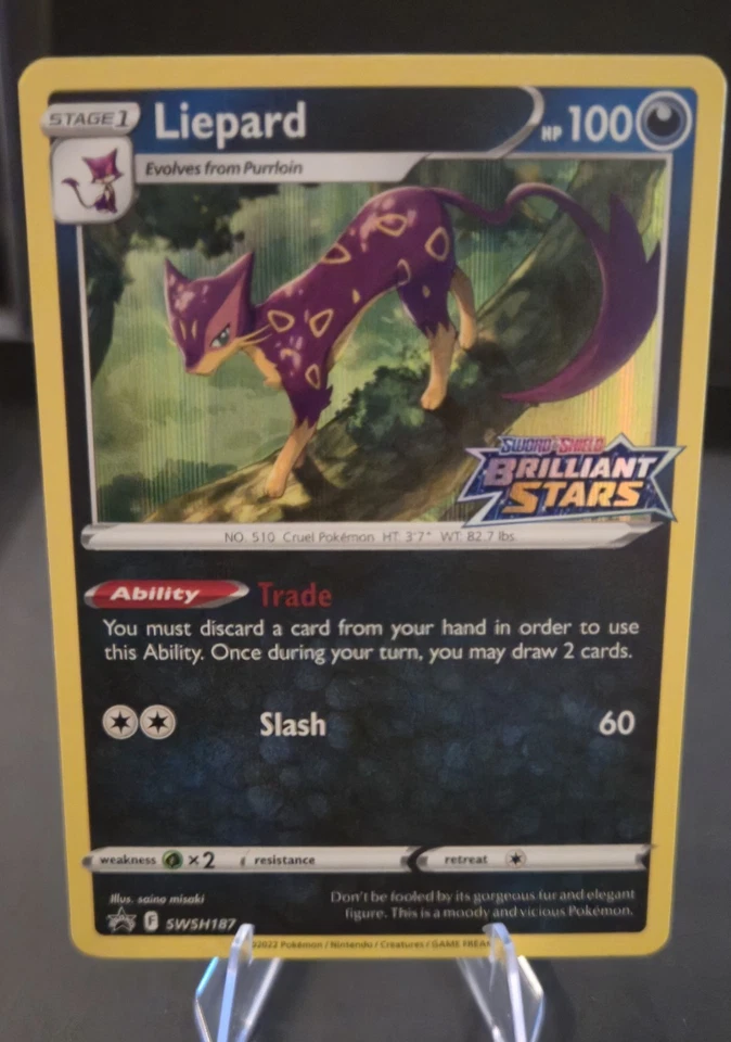 Liepard SWSH187 SWSH: Sword & Shield Promo Cards Holo - Image 1 of 3