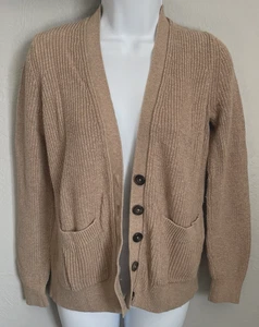 Abercrombie & Fitch Sweater Cardigan Womens XS Brown Button Long Sleeve Pockets - Picture 1 of 9