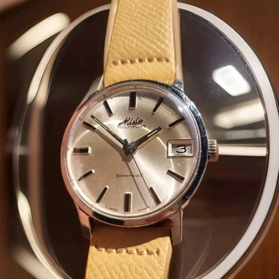 Vintage Mido Multifort Powerwind cal 1147 - Immagine 1 di 4