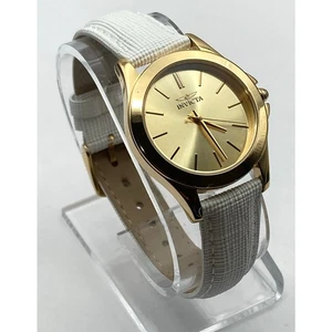 INVICTA Angel 15149 Damenuhr 32 mm - neue Batterie - Lederband - WR 30M - Bild 1 von 14